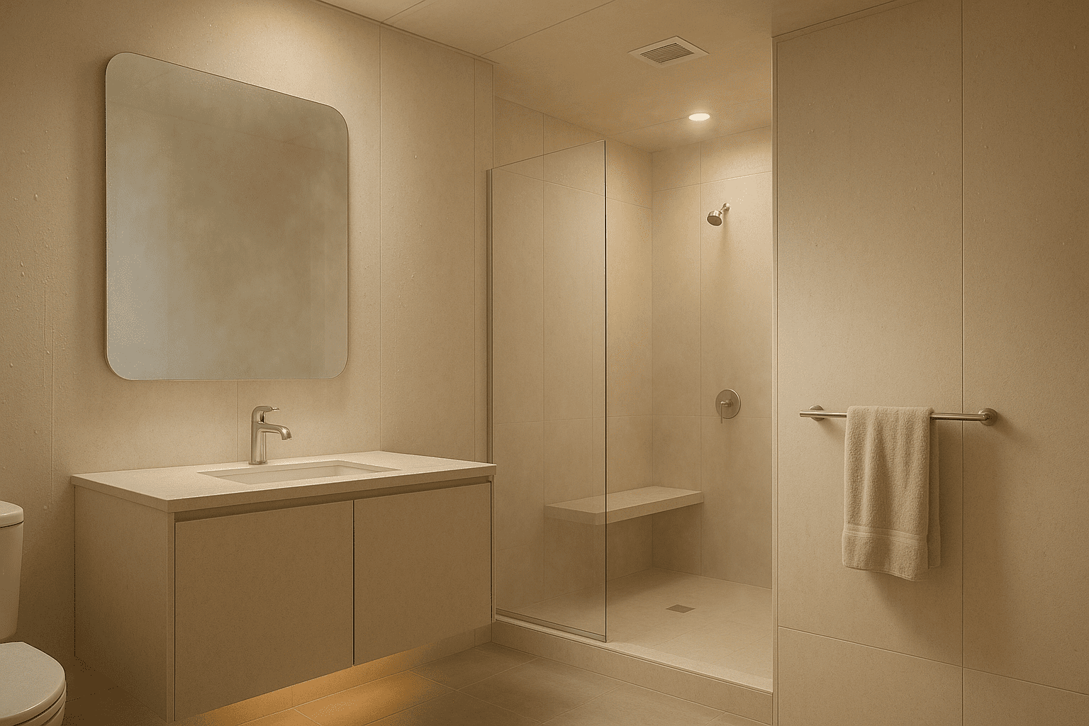 The Unsung Strength of HPL: Dimensional Stability in Bathroom Humidity