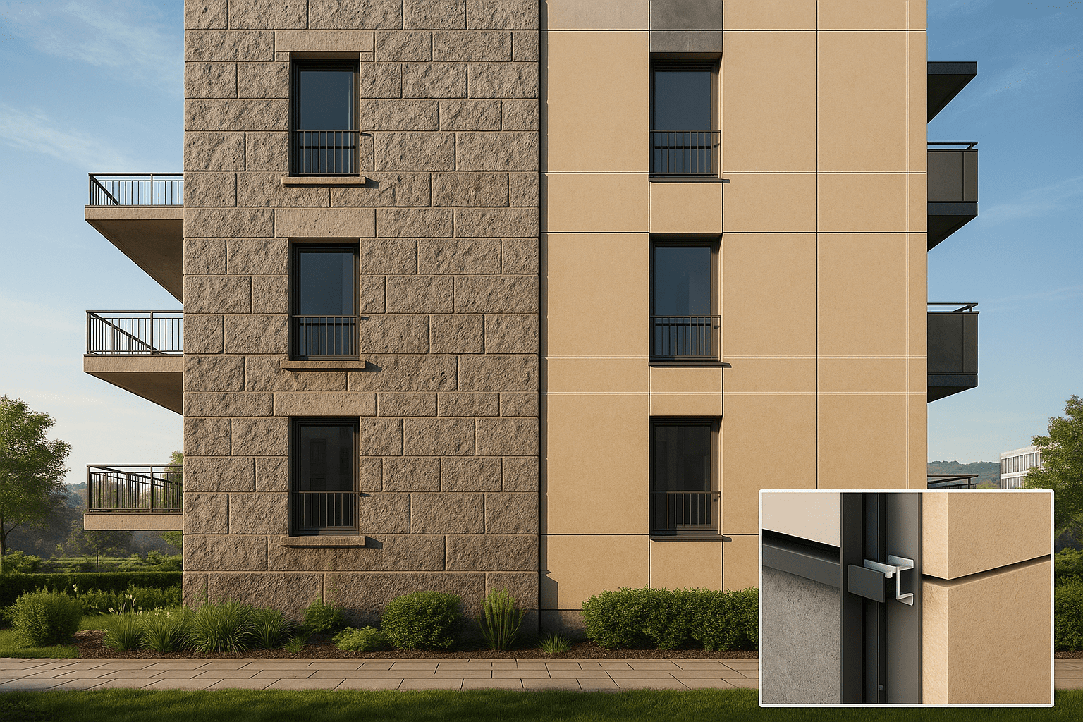 HPL vs. Natural Stone Cladding: A Sustainable & Cost-Effective Choice