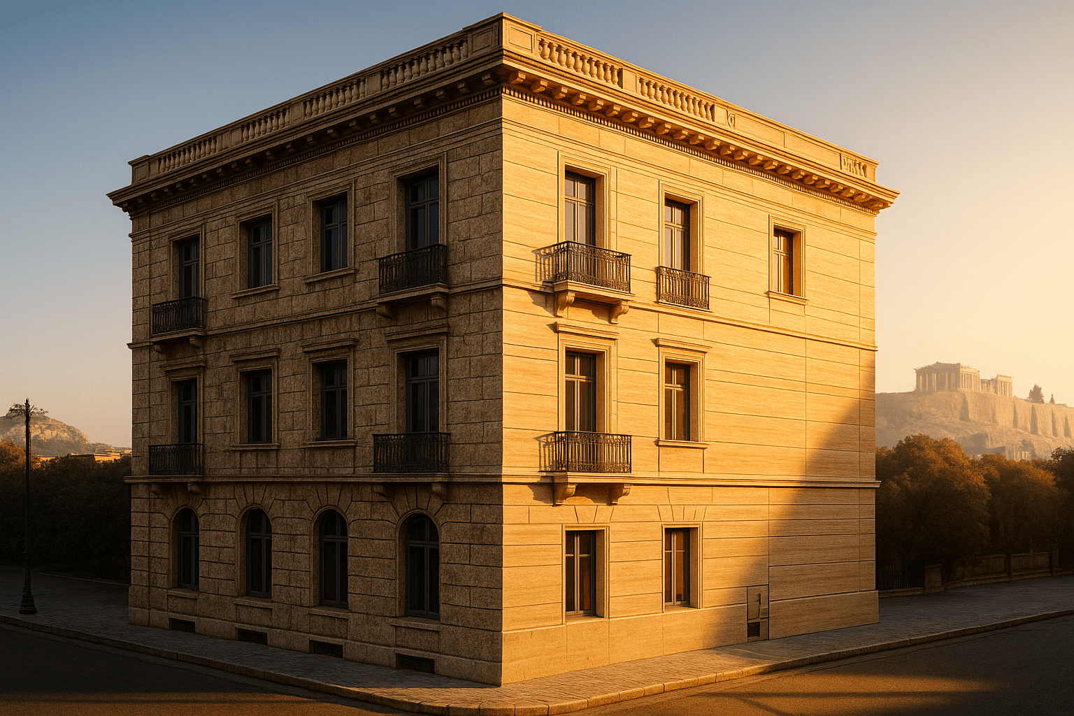 Heritage-Style Facades with Travertine HPL: A Mock-Up Success in Athens