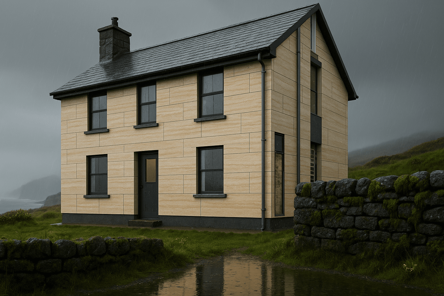 Why Travertine Laminate Panels Cut Maintenance in Humid Ireland