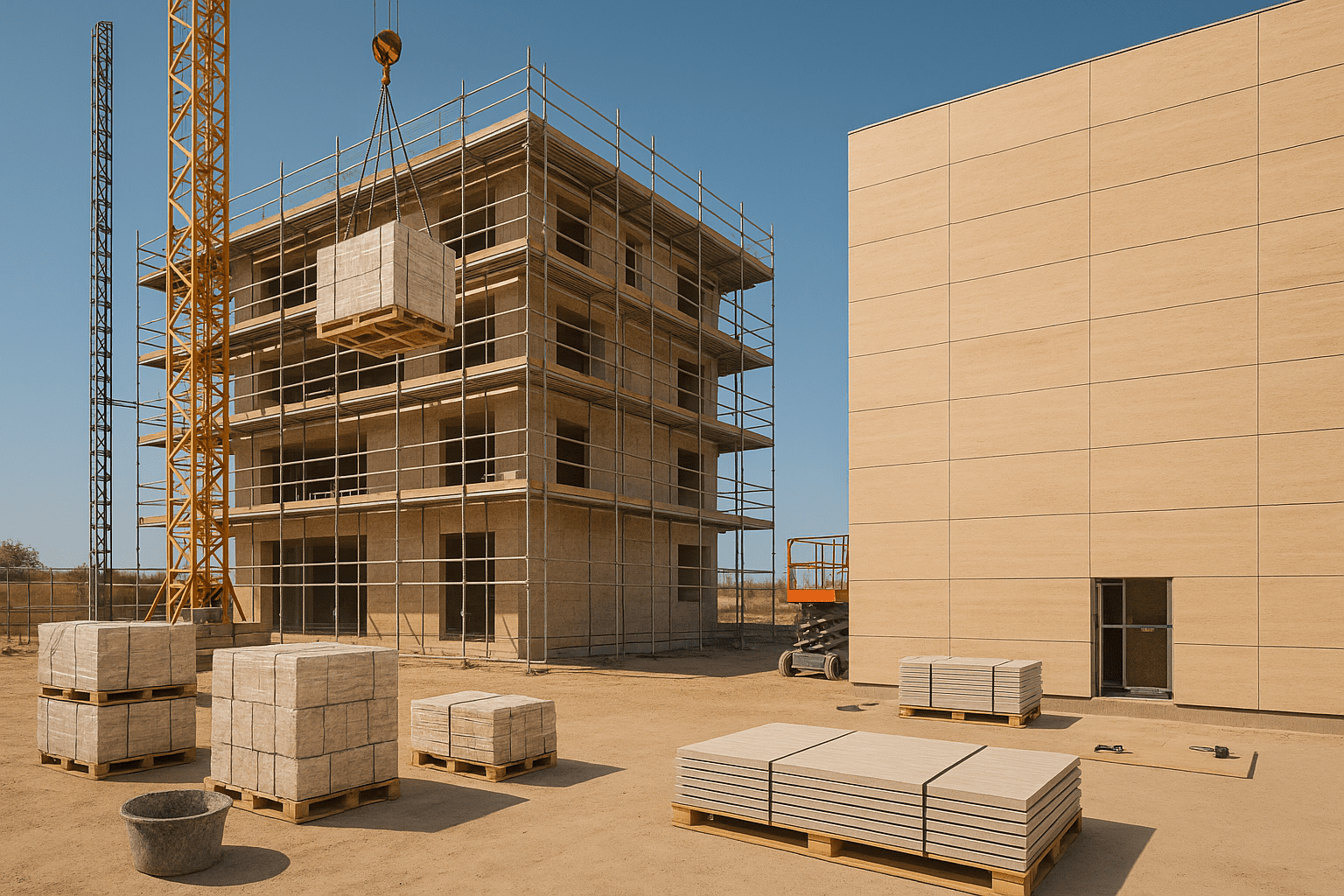Stone Veneer vs Travertine-Pattern HPL: A Spanish Cost Case for Developers