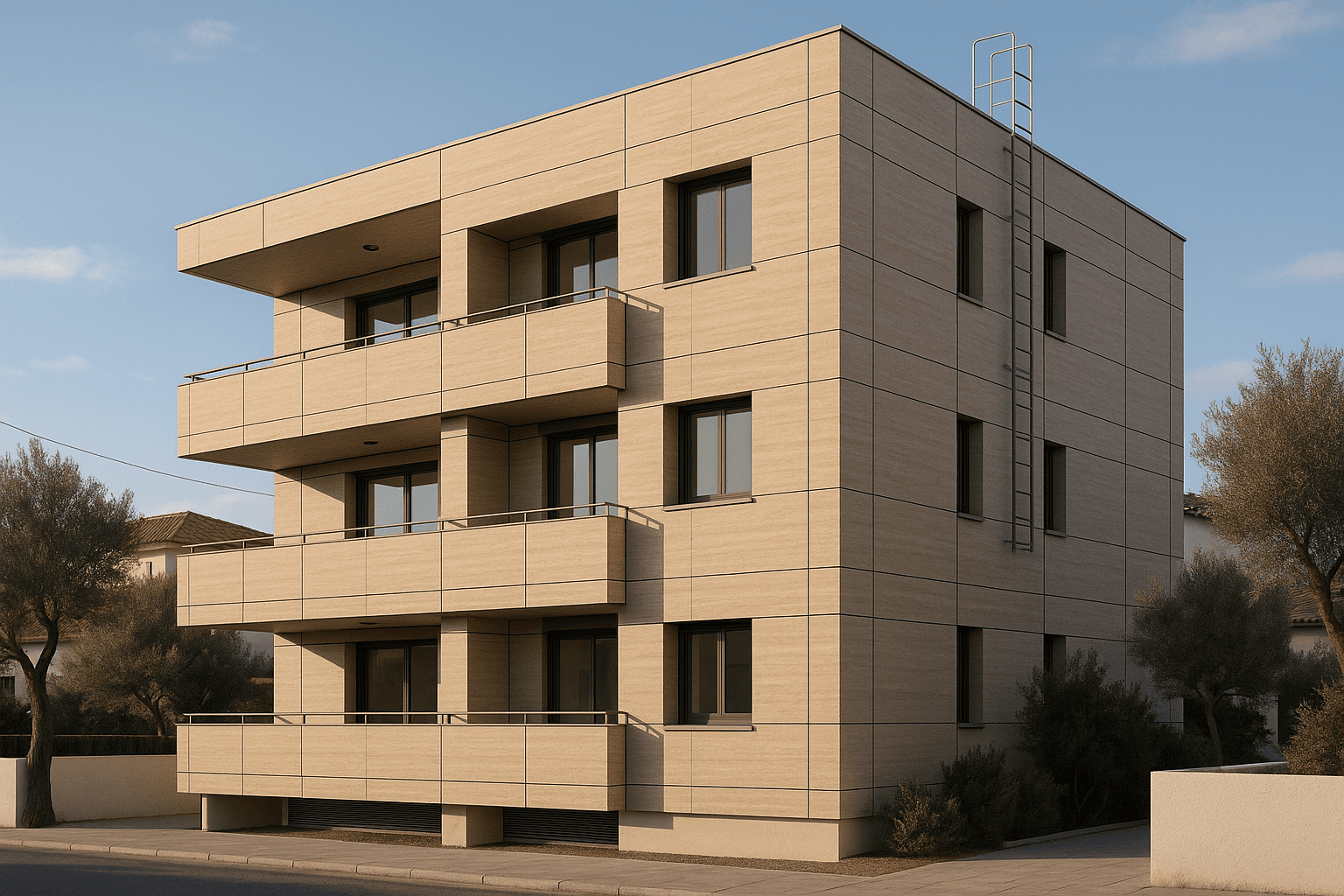 🔥 Fire-Safe HPL Façades in Greece — A Simple Guide