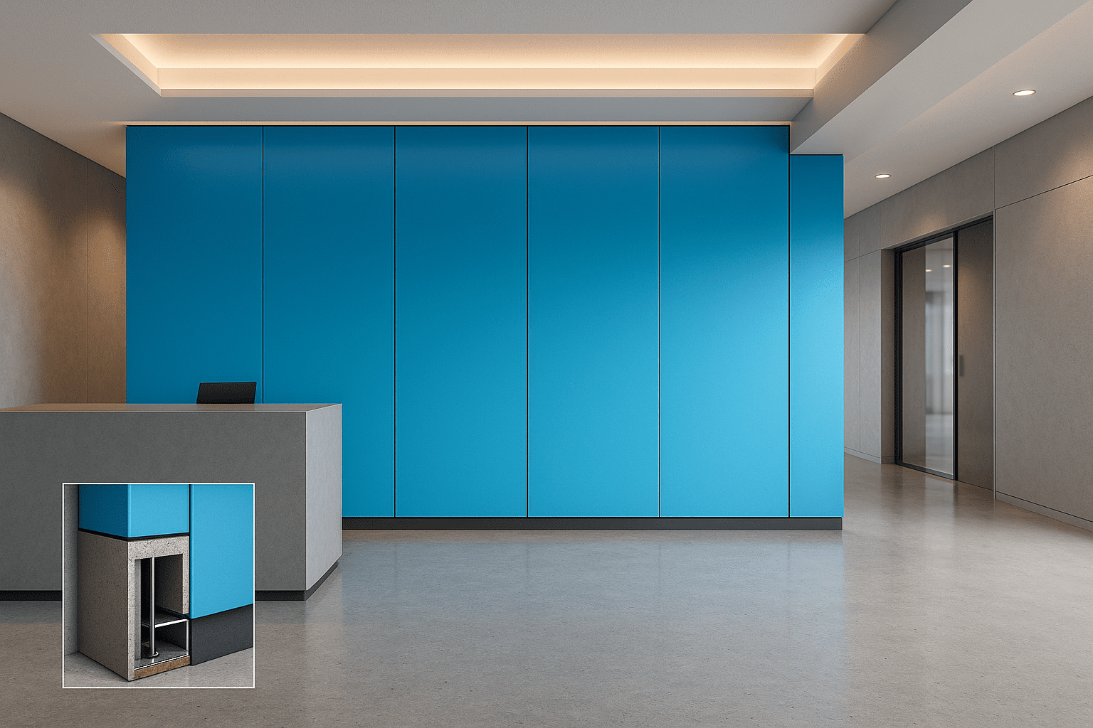 🏢 Commercial Interiors: Elevating Offices with RAL High-Pressure Laminates
